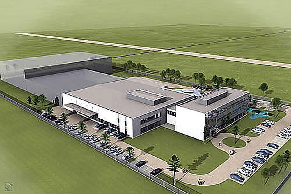 Produktionshalle, weitere Ansicht
